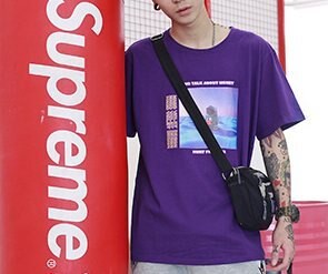 FINDSENSE H1夏季 新款 日本 個性 嘻哈 印花  時尚  寬鬆 潮牌 情侶 短袖 T恤 潮男女 上衣