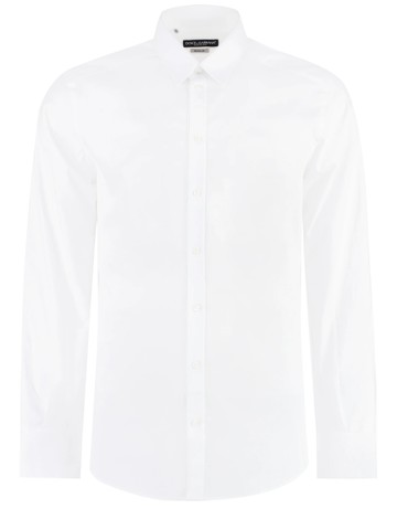 dolce & gabbana gold fit cotton shirt