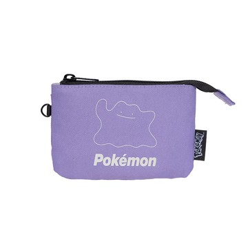 Pokemon 寶可夢 夜光百變怪 三層零錢包 紫色款