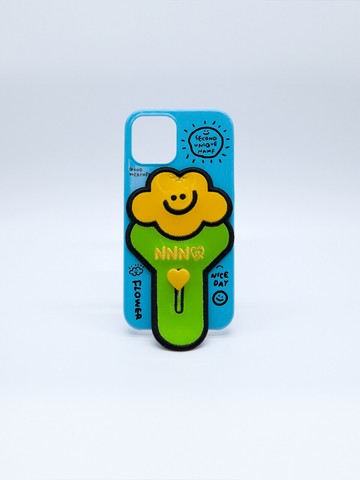 [Skyblue] Flower Iphone Case
