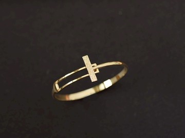 幾何長方形質感層次手環 | 鍍18K金 手作飾品 情人禮物 生日禮物