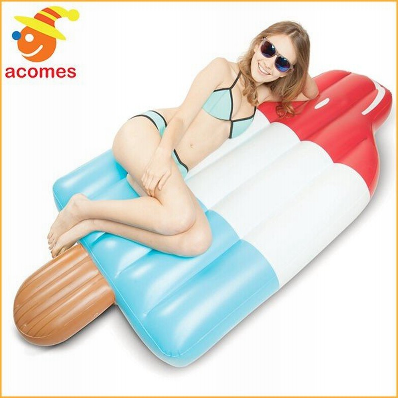 プール 家庭用 アイスバー 浮き輪 フロート 浮き具 ジャンボ 巨大 大きい 目立つ おもしろい 海 水遊び 面白い浮き輪 インスタ映え ナイトプール 海水浴 グッズ 通販 Lineポイント最大get Lineショッピング