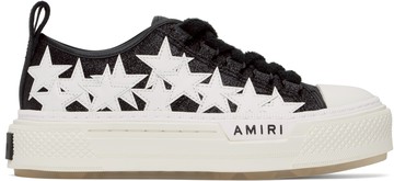 AMIRI 黑色 Glitter Stars Court Low 运动鞋