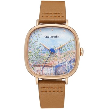 姬龍雪Guy Laroche Timepieces藝術系列腕錶-莫內/GA1002GH-02