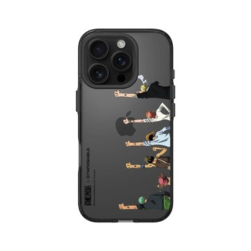 iPhone 16 Pro Clear 酷墨灰 - 航海王 One Piece - 海賊團系列-阿拉巴斯坦篇一行人 經典