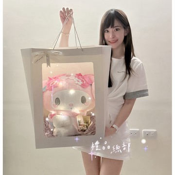 【禮品總部】現貨|實拍 超大美樂蒂禮物袋 16英吋 正版 美樂蒂玩偶 三麗鷗 美樂蒂大娃娃 kitty 禮品袋