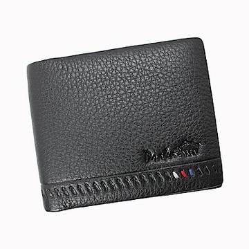 DRAKA 達卡 - 法國文藝系列-真皮可掀式短夾-44DK1954-051