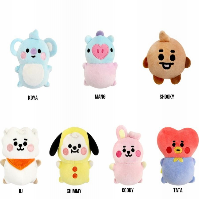 BT21 新品未使用 ストレスボール ぬいぐるみ 7体 コンプ