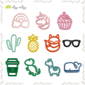 【LMW親子選品】🌿美國Itzy Ritzy - 造型矽膠固齒器🌿造型固齒器 固齒器 寶寶固齒器 嬰兒固齒器
