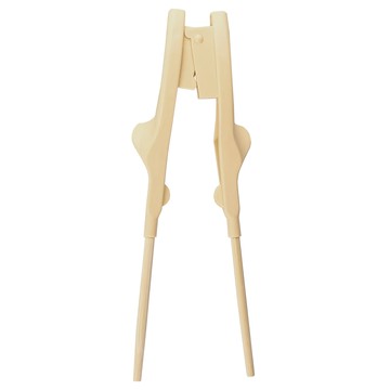 感恩使者 助食筷輕鬆夾 米白色 夾筷PP/ABS 筷子竹 22x7.5x5cm  1個