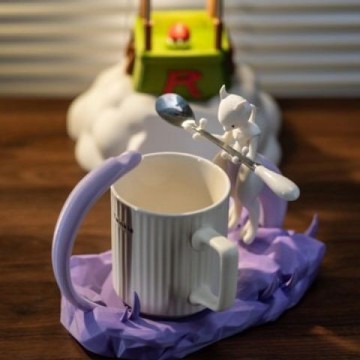 小超夢杯墊情懷3D打印杯託寶可夢創意水杯架小衆ins風桌麵杯墊
