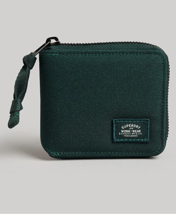 Superdry Women's Classic Zip Wallet Green Size: 1SIZE