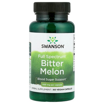 Swanson, 多面®苦瓜，500 毫克，60 粒全素膠囊