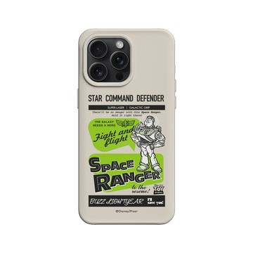 iPhone 15 Pro Max SolidX 貝殼灰 - 迪士尼-玩具總動員 Toy Story - 巴斯光年-美式風格