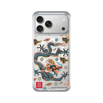 iPhone 17 Pro Max ClearX (MagSafe 兼容) 霜透灰 - The MET - 亞洲藏品系列 - 騰雲龍徽