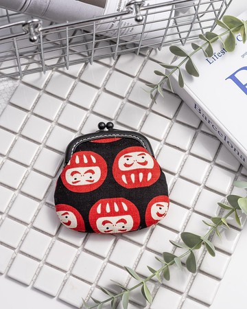 【不倒翁福神】零錢包#小口金包#可愛#日系#收納