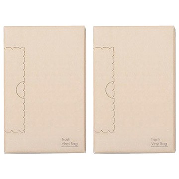 Damda 易撕捲黑色分類垃圾袋  2個  20L