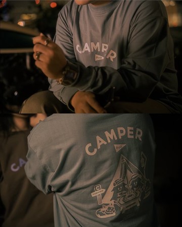 Camper puu 230g 長袖T恤 露營 情侶 家庭