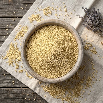 FINU飛鳥精品｜粟仁600g｜粟米仁｜穀物原料｜細顆粒｜副食混糧｜碳水補充｜真空包裝鎖鮮保存｜日常餵食｜可混多穀物