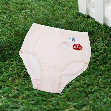 日本製絲棉女內褲-粉色