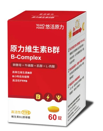 【官方正貨】悠活原力 綜合維生素 B群 緩釋膜衣錠（60粒/瓶）