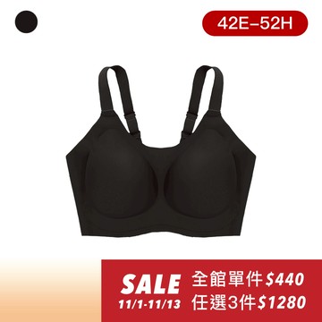 【經典款】24HRS失憶內衣【黑色Plus++】內衣 運動內衣 無痕內衣 無鋼圈 背心 女裝
