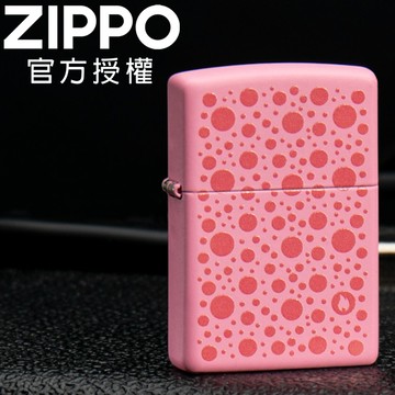 ZIPPO Polka Dot Design 粉色斑點防風打火機