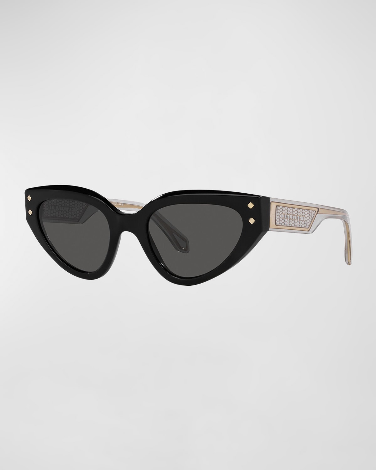 Logo Acetate & Plastic Cat-Eye Sunglasses