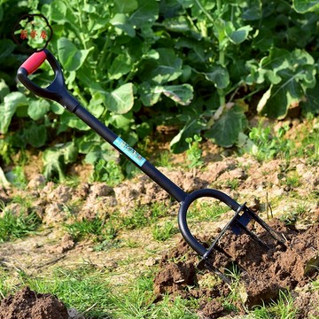 免運 翻土神器 鏟子 戶外開荒工具翻土神器深翻器耙子農用人工翻地松土挖土翻地叉鋤頭特惠/開立發票 工廠現貨 z215