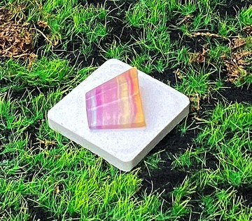 能量水晶-天然能量夢幻漸層螢石 增智慧 屏除雜亂思緒 入厝禮物