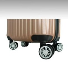 ~雪黛屋~Eason 24吋行李箱可加大360度飛機輪固定密碼鎖ABS材質U020A