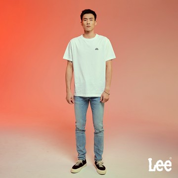 Lee 706 彈性低腰修身窄管牛仔褲 男 淺藍洗水 LB41701098Z