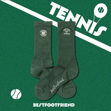 BEST FOOT FRIEND BF24025-GN TENNIS SOCK 網球 中筒襪 / 小腿襪 (綠色)
