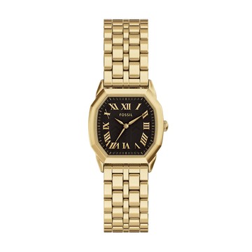 Harlow 永恆八芒復古羅馬數字女錶 金色不鏽鋼 27 MM ES5433