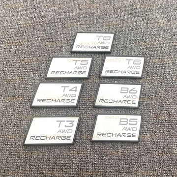 RECHARGE PHEV 黑色 VOLVO 尾標 小標 車標 後標 S60 V60 S90 XC90 T8 XC40