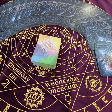 占卜牌布(紫色)