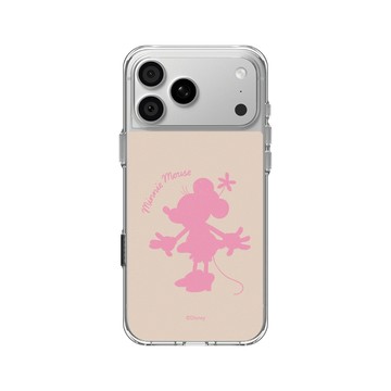 iPhone 18 Pro Max Clear Case（相機按鈕） 透明 - 迪士尼-米奇 Mickey - 米妮 - 剪影版