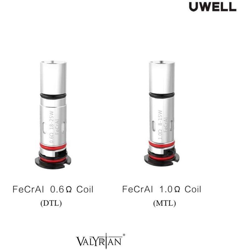 UWELL Valyrain  Valyrain SE Pod Systerm 電子タバコの交換用ポッドコイル 4個パック メッシュコイル（