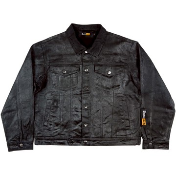 BORNRICH BR0006 WAX DENIM JACKET 塗蠟水洗 丹寧外套 (黑色)