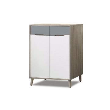 ASSARI-肯詩特淺灰雙色2.7尺鞋櫃(寬82x深40x高108cm)