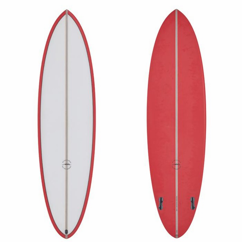 厚み3インチAloha　surfboard　アロハ　サーフボード　ミッドレングス　FCS2