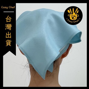 ✨️臺灣出貨✨️暖廚小築✅可開發票韓版廚房飯店餐廳工作帽魔術貼男女服務員炒菜頭巾純色三角巾帽子