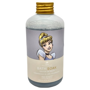 MAD BEAUTY 迪士尼公主仙杜瑞拉香氛泡泡浴｜正版授權 青檸雪松香氛 溫和清潔  300ml  1瓶