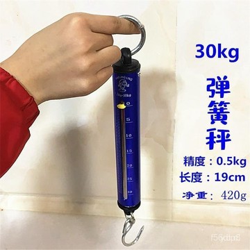🔥桃園有貨🔥30kg50kg機械式彈簧秤快遞秤便攜式手提秤家用小秤口袋稱釣稱10 LUU4