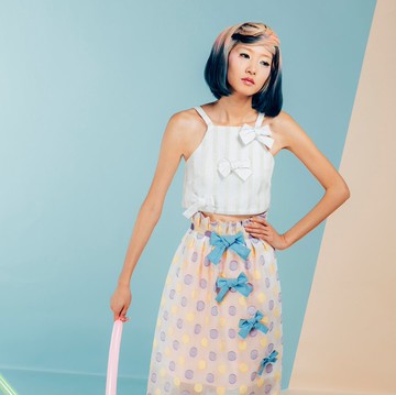 moi non plus 蝴蝶結禮物短版上衣