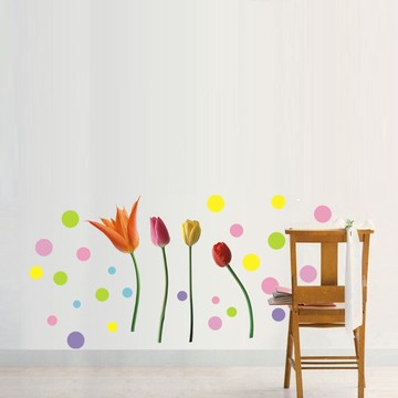 壁貼-鬱金香花 ay6007-478af01013-478