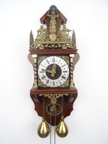 薩恩地區 荷蘭 Warmink 掛鐘 古董復古 8 天鏈條 (WUBA Junghans 時期)