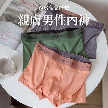 男生性感 純棉內褲 B6120 台灣現貨  男生內褲 無痕內褲 男性 四角褲 平底褲 純棉抑菌