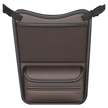 bebehome 汽車座椅中間置物收納掛袋  1個  咖啡色