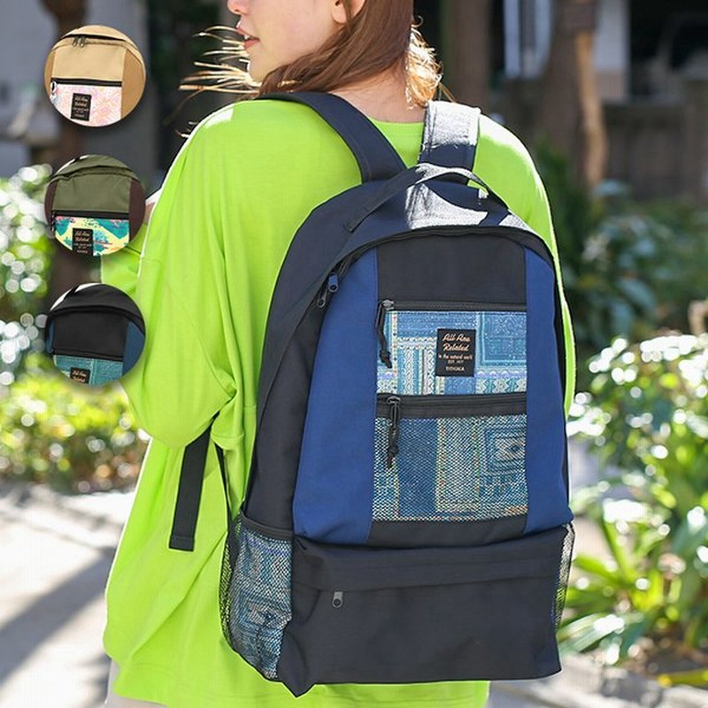 リュックサック バックパック バッグ 鞄 かばん レディース メンズ 男女兼用 ユニセックス 16l 柄 旅行 通勤 通学 ジム メッシュポケット リュック Zlscbb7027 通販 Lineポイント最大0 5 Get Lineショッピング